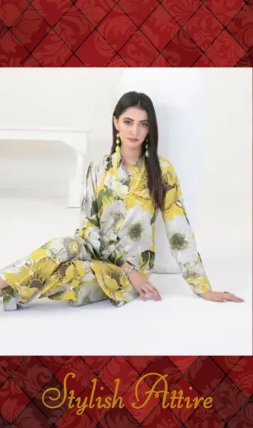 Original Faranak by Tawakkal Pret Stitched Digital Printed Staple Shirt Designs & Stitched Digital Printed Staple Trousers